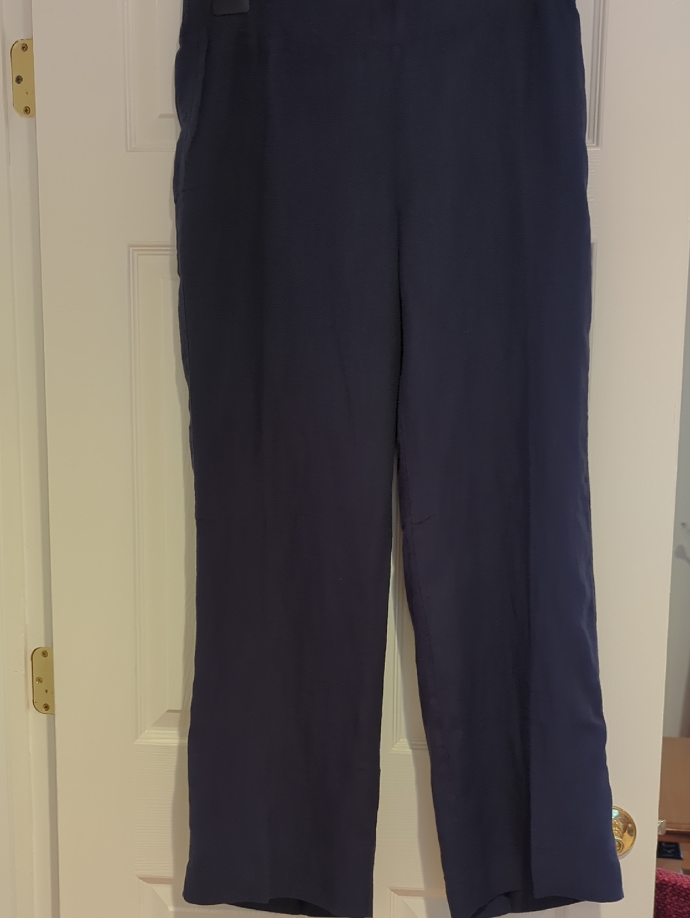 Lilly Pulitzer Dark Navy Deri Linen Palazzo Pants